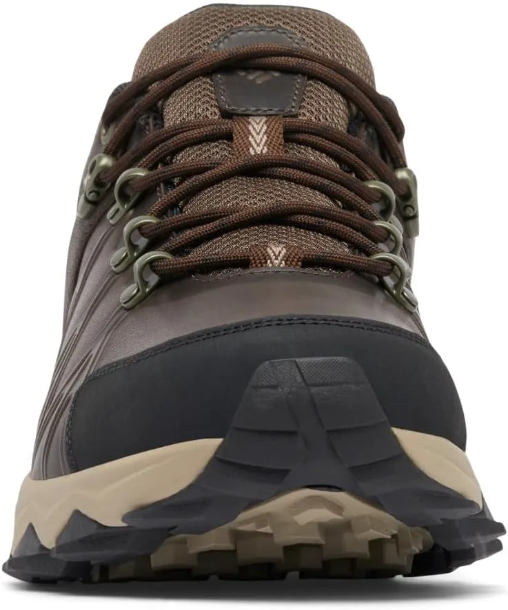 Мужские трекинговые и походные туфли Columbia Peakfreak 2 Outdry Low Rise из кожи, черный — фото 4