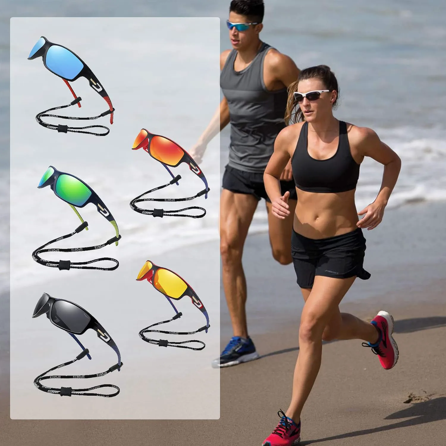 

100 CLASSIC — спортивные солнцезащитные очки унисекс с поляризованными линзами и оправой TR90 для мужчин и женщин, для бега, езды на велосипеде и вождения, Yellow