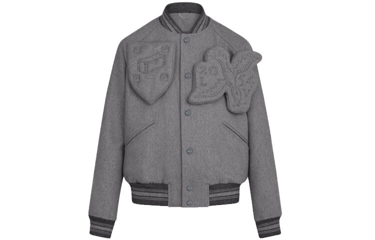 

Новые квартальные продукты LV Jacket Men Grey Louis Vuitton, серый