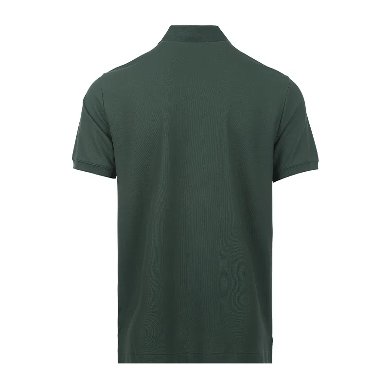 Поло с коротким рукавом SS26 мужское темно-зеленое EMPORIO ARMANI, Dark Green — фото 3