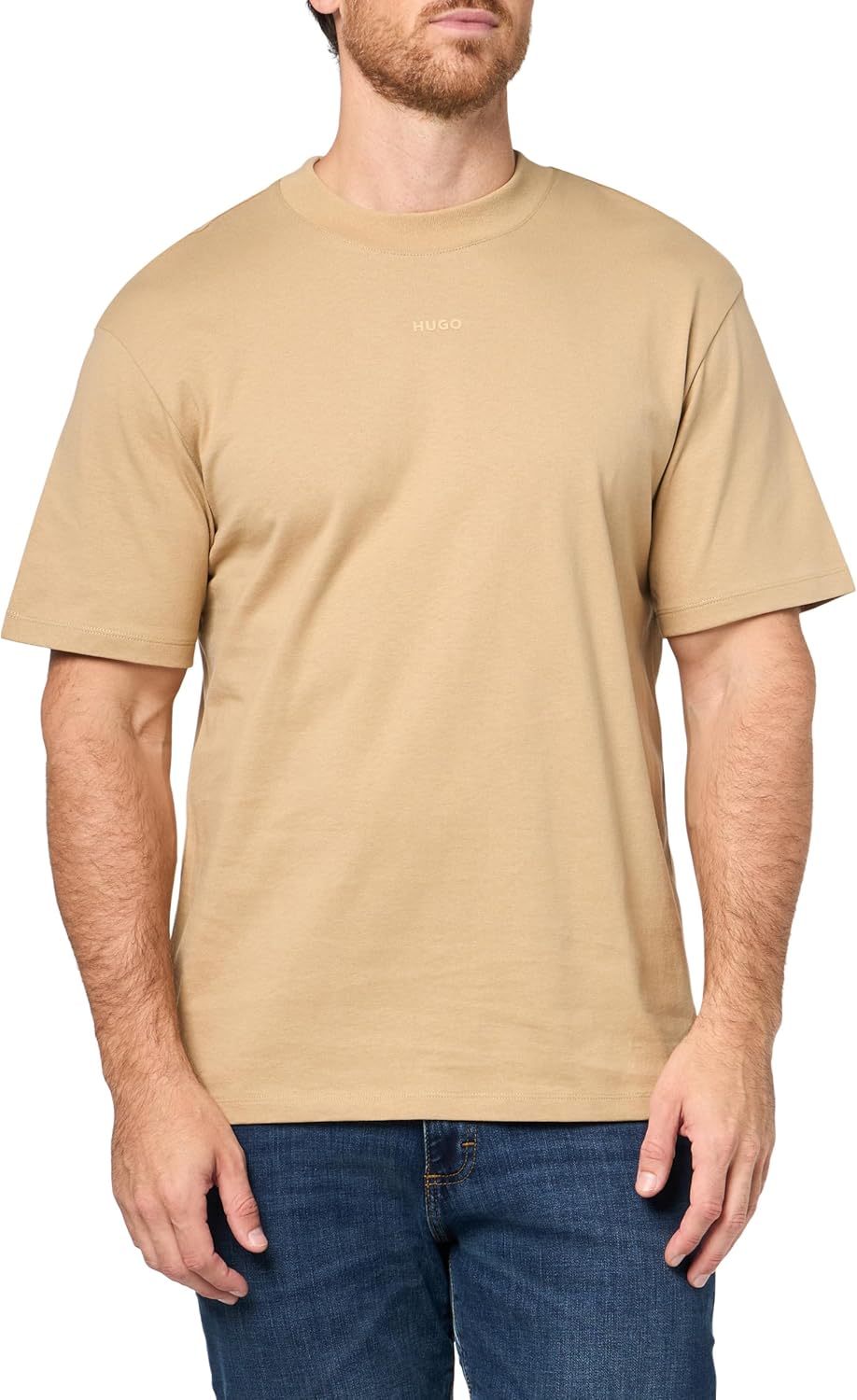 

Футболка Hugo Mens Dapolino, Pumice Stone