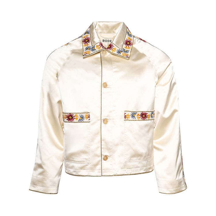 

Куртка Bode Candyfloss Jacket 'Cream', кремовый