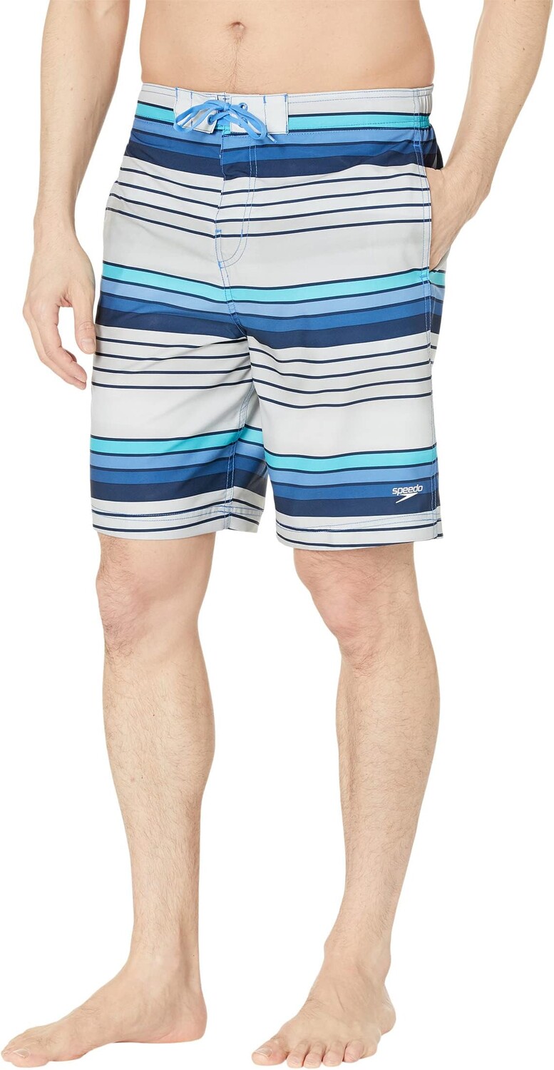 

Шорты для плавания Thruway Stripe Bondi 20 дюймов Speedo, серый