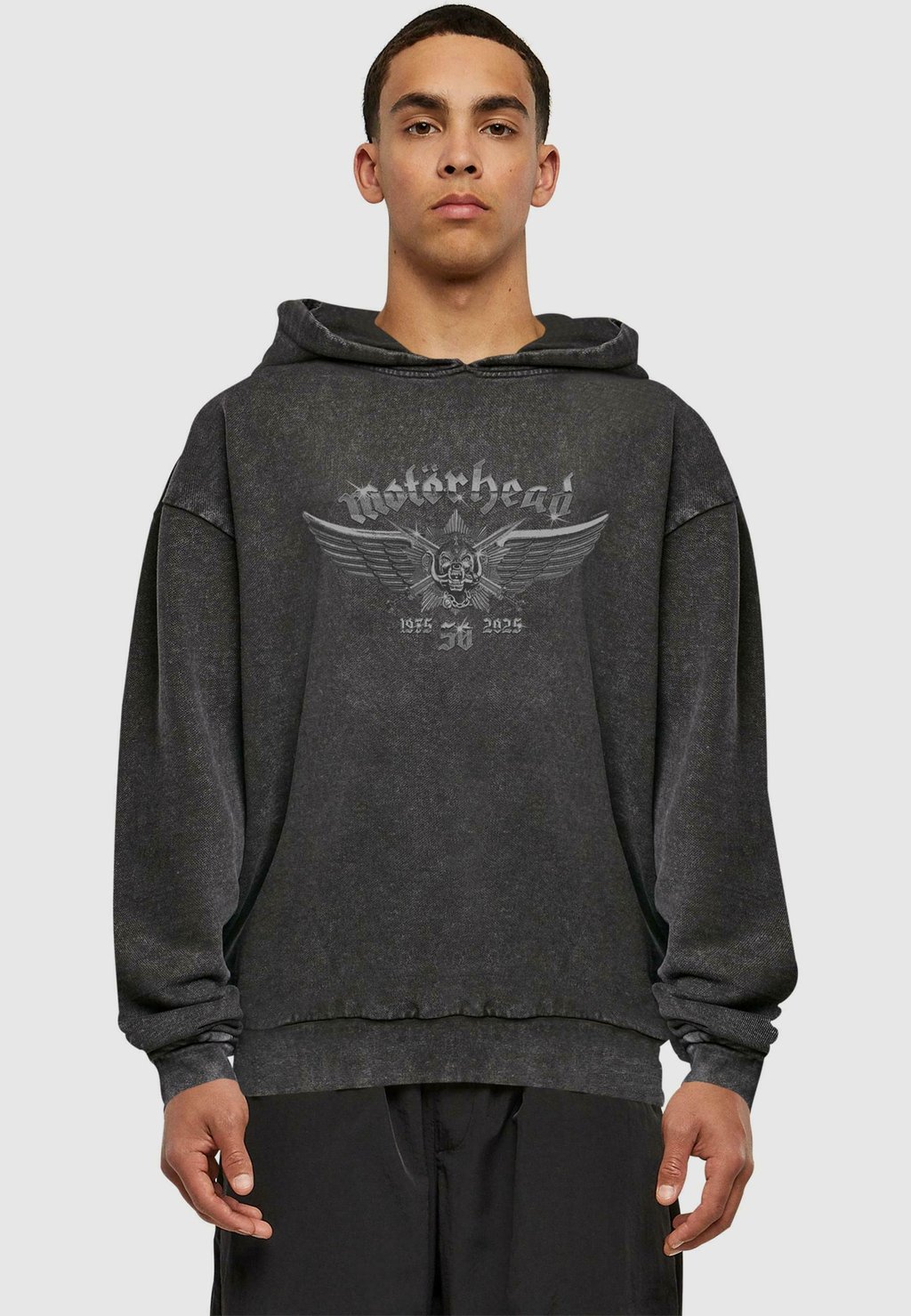 

Толстовка MOTORHEAD - 50TH WINGS BADGE - Hoodie Merchcode, черный