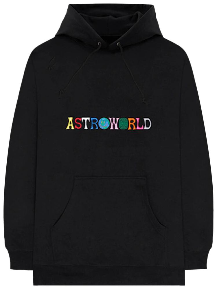 

Худи Cactus Jack by Travis Scott Astroworld Logo Hoodie 'Black', черный