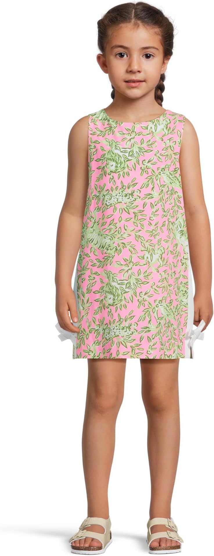 

Платье Lilly Pulitzer Kids Little Lilly Classic Shif, цвет Rousseau Pink Mane Character Energy