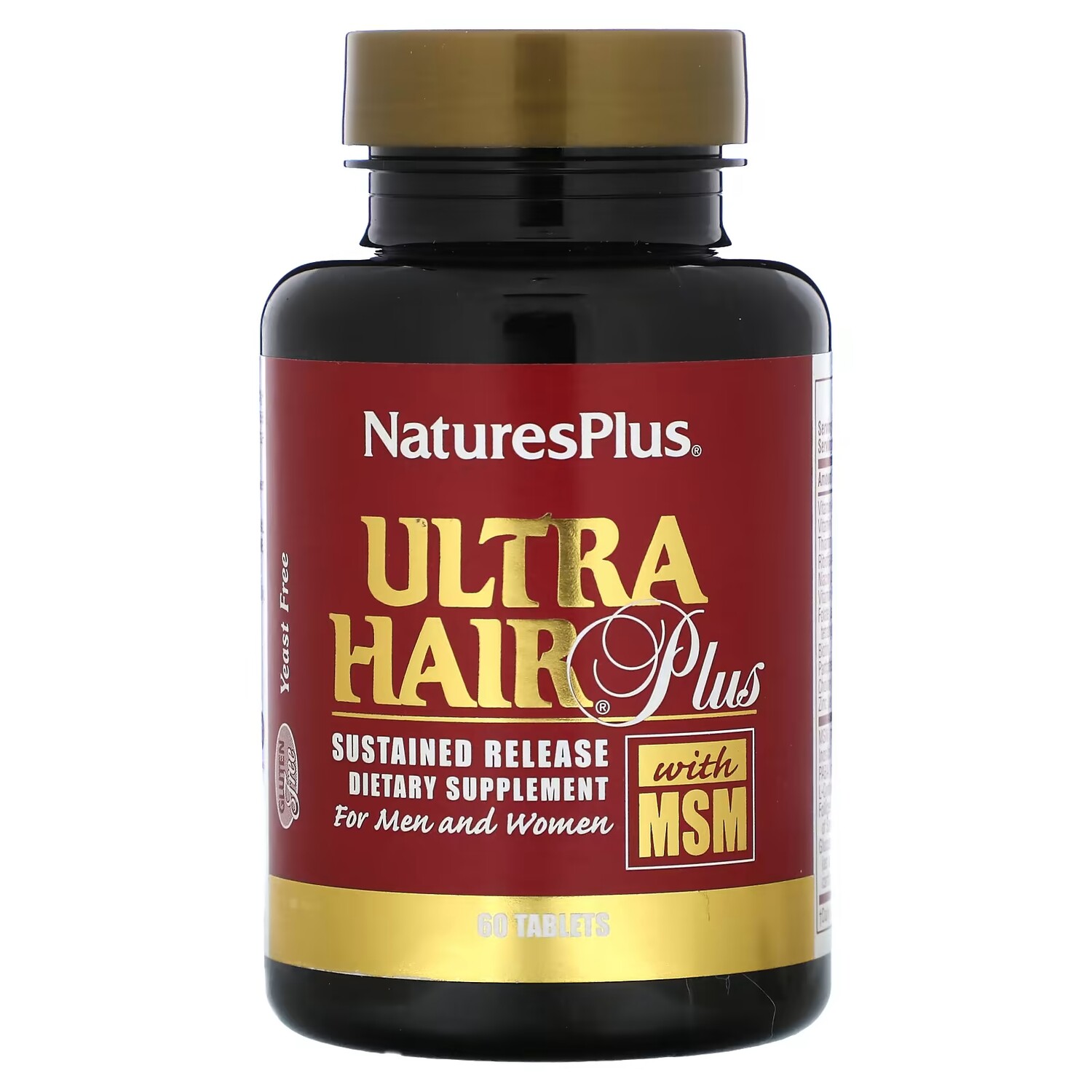 

Добавка NaturesPlus Ultra Hair Plus для мужчин и женщин, 60 таблеток