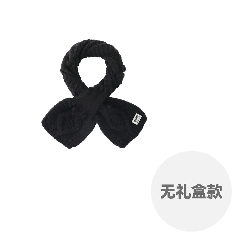 

Акриловая пряжа для вязания шарфа Unisex Jeep, черный