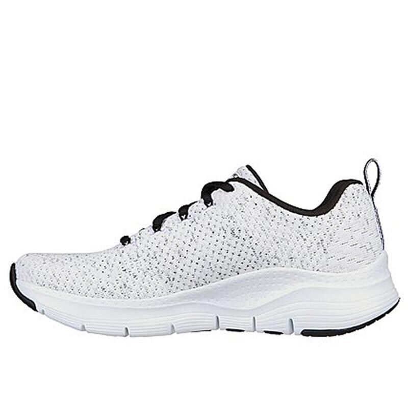 Женские прогулочные кроссовки Skechers 149713_WBK Белый со шнурками — фото 4