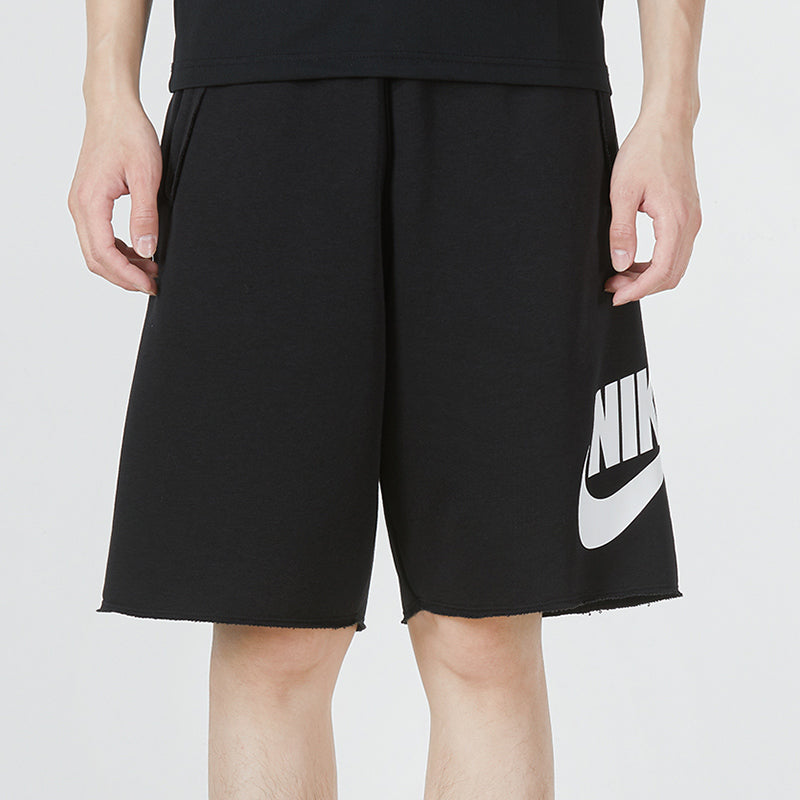 Шорты Nike As Nike Sportswear Spe Ft Alumni Short Logo 'Black' DM6818-010 — фото 2
