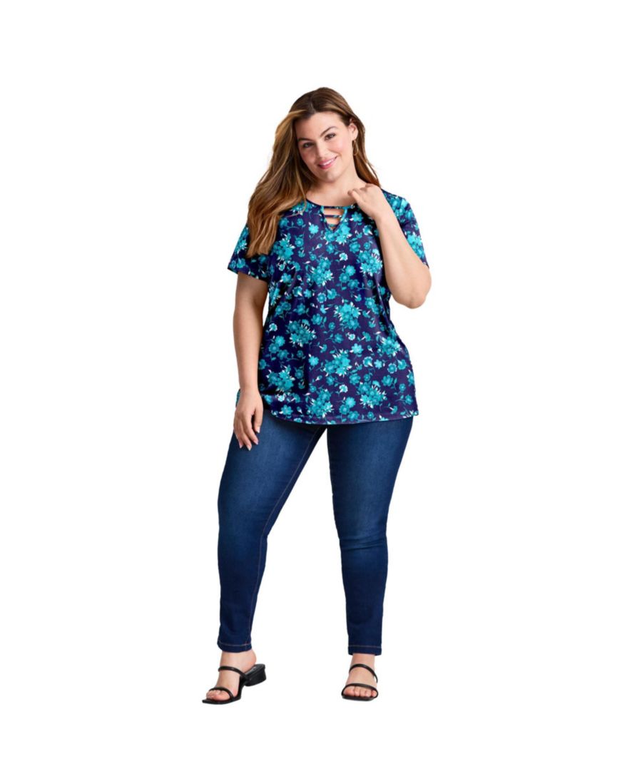 

Женская футболка с коротким рукавом и тремя вырезами-замочными скважинами AVENUE, Aqua cherry blossom, Красный, Женская футболка с коротким рукавом и тремя вырезами-замочными скважинами AVENUE, Aqua cherry blossom