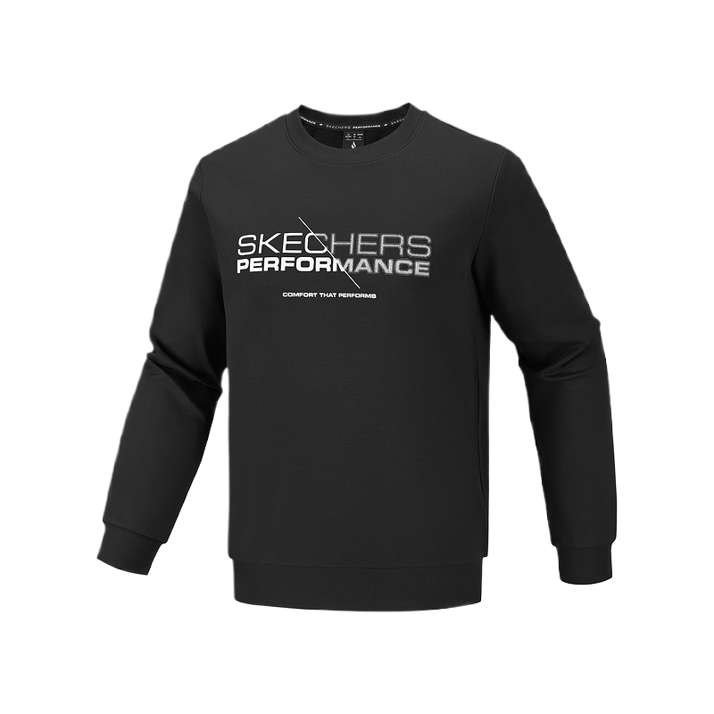 

Базовый спортивный свитшот мужской Skechers, carbon черный/0018