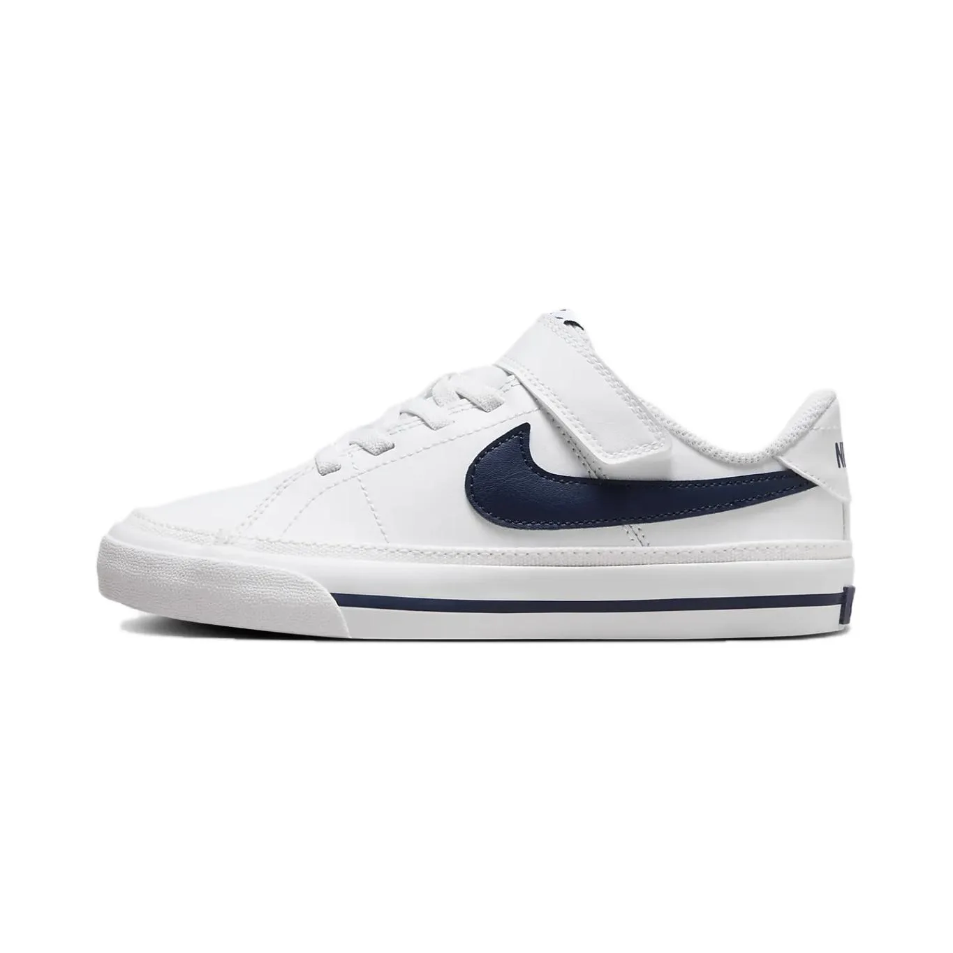 Nike Кроссовки для скейтбординга Court Legacy Low top Kids бело-синие для детей 3-7 лет