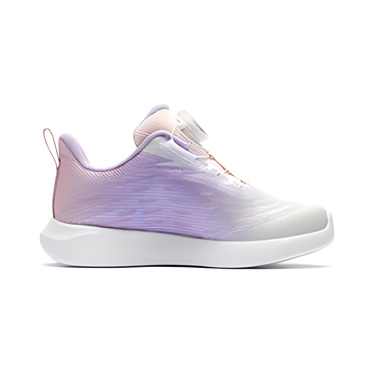 FILA KIDS Детские кроссовки BOA, износостойкие, легкие, с амортизацией, низкие, фиолетовые, для детей от 3 до 7 лет — фото 2