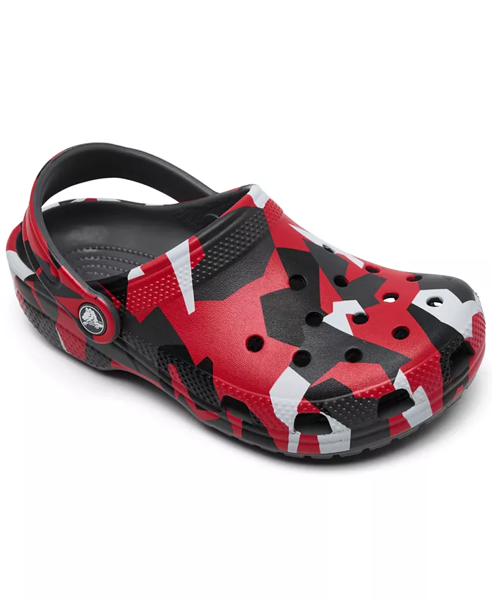 

Классические камуфляжные сабо для малышей Geo от Finish Line Crocs, мультиколор