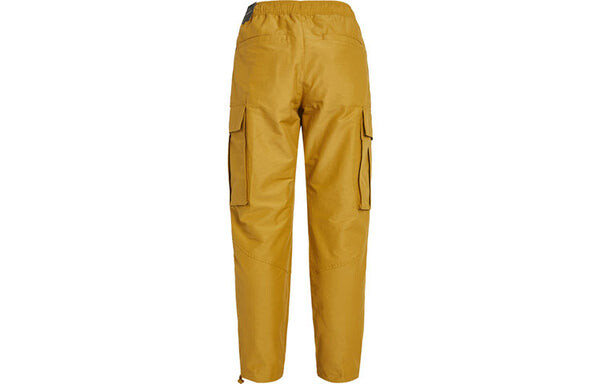 Брюки men's jordan flight woven pocket sports pants/trousers/joggers yellow Nike, желтый — фото 2