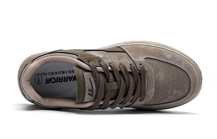 Кроссовки WARRIOR Skateboarding Shoes Men Low-top Army Green, зеленый — фото 3