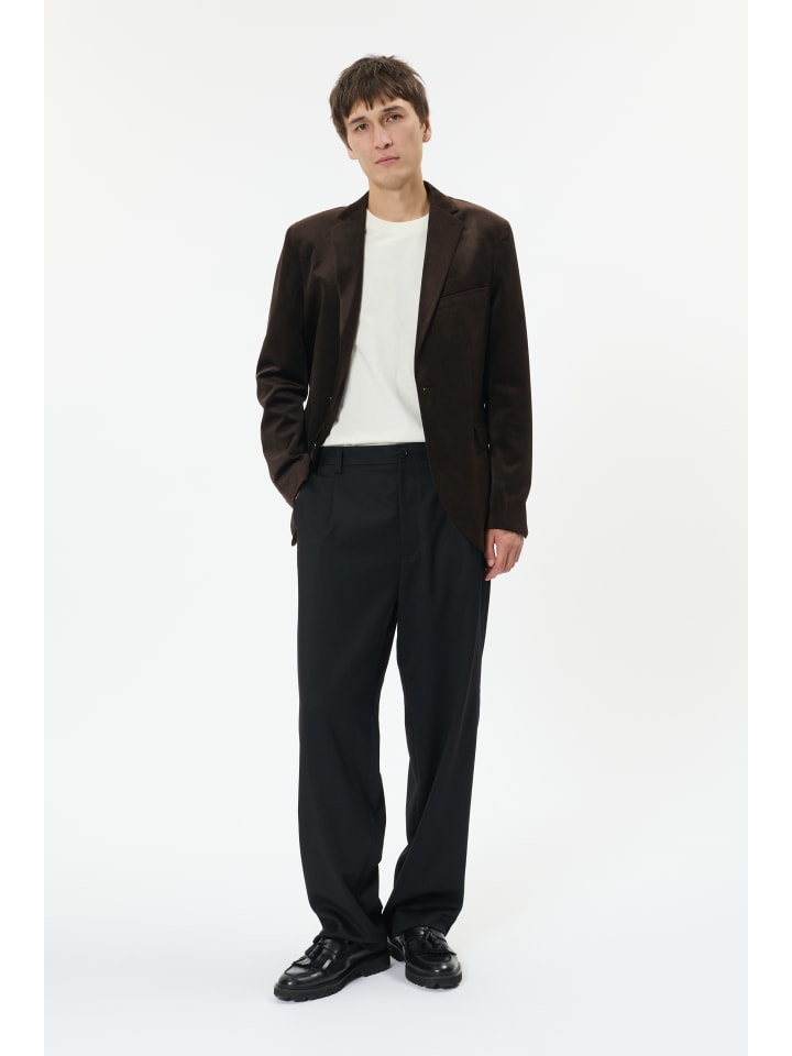 

Matinique Блейзер Mageorge, прямого кроя, цвета ганаша