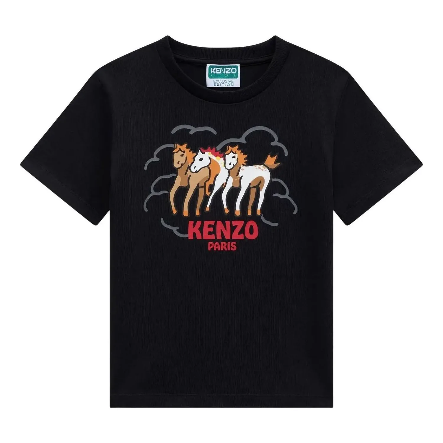 (GS) Футболка KENZO «Лунный Новый год», черная