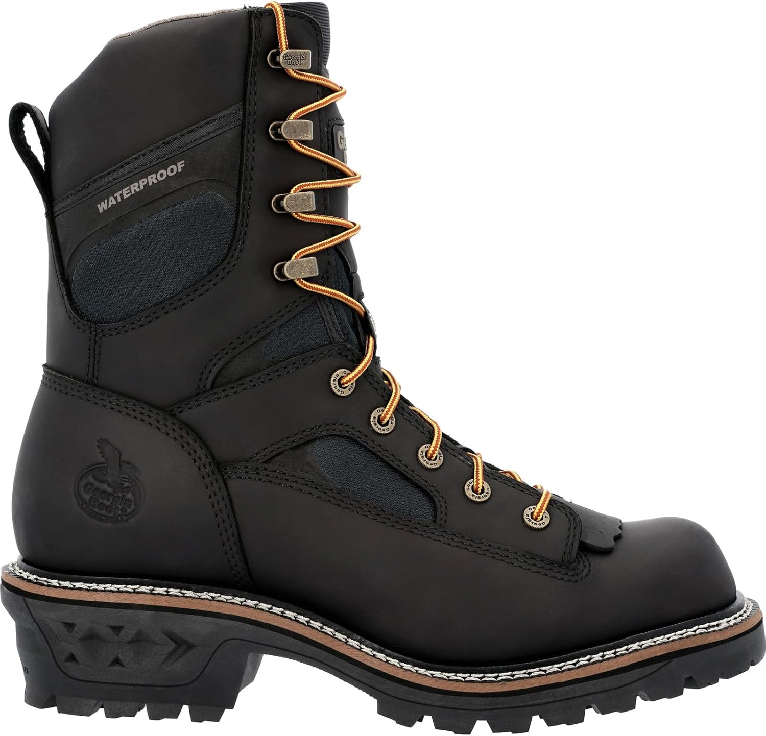 Мужские ботинки Georgia Boot LTX Logger с композитным носком и водонепроницаемой защитой, черный — фото 2