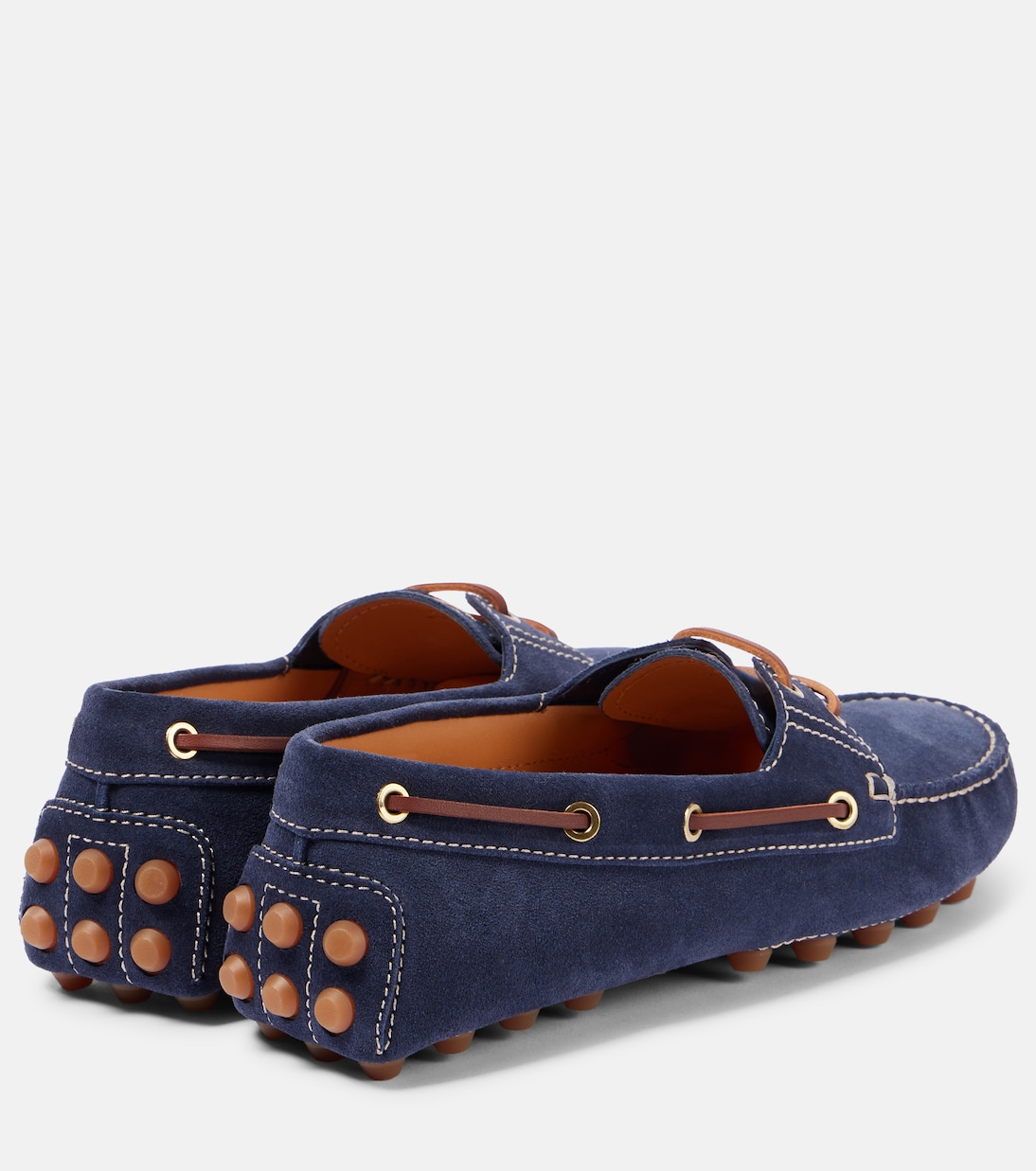 Туфли-лодочки Gommino Bubble из замши Tod's, Galassia — фото 2