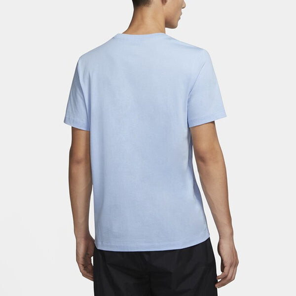 Футболка logo sports short sleeve blue Nike, синий — фото 4