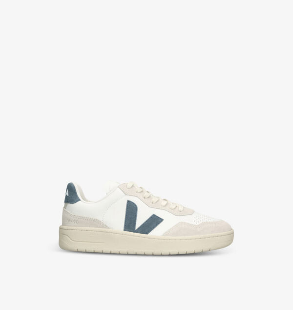 Женские низкие кожаные кроссовки v90 с вышитым логотипом Veja, мультиколор