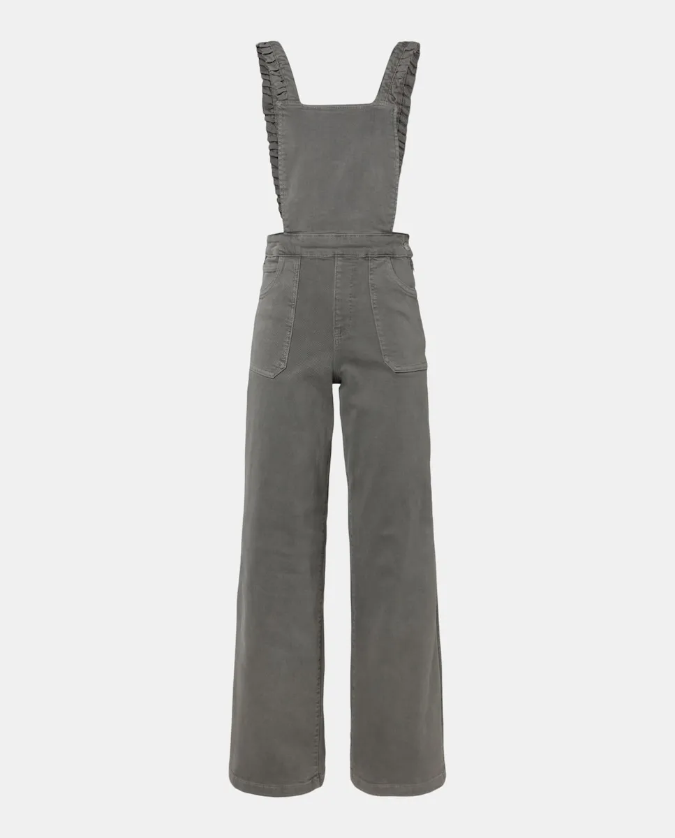 

Женский топ с оборками Green Coast, светло-серый