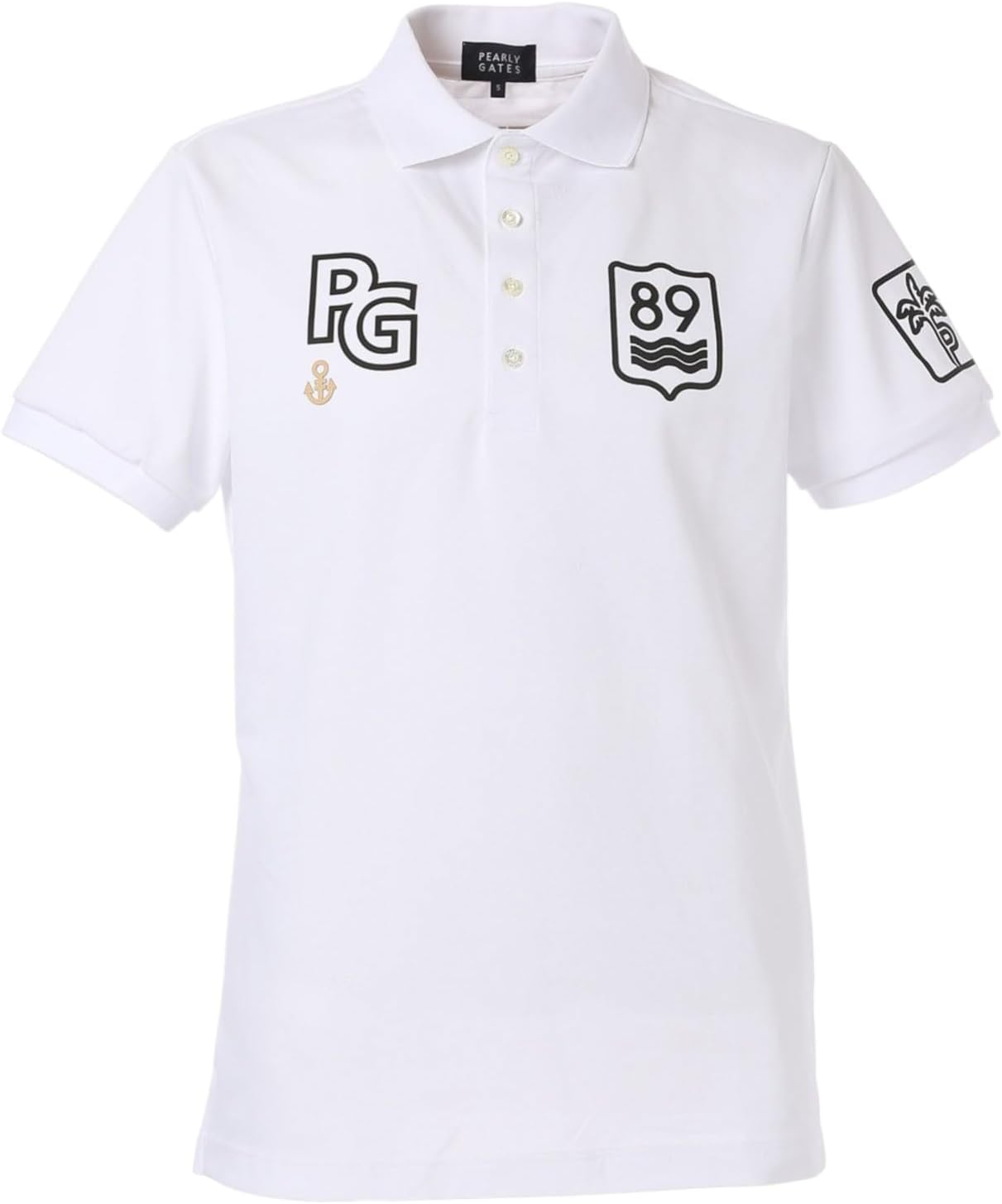 

Мужская поло-рубашка с коротким рукавом Parly Gates 053-5260821 (эластичная, впитывающая влагу) Pearly Gates, белый