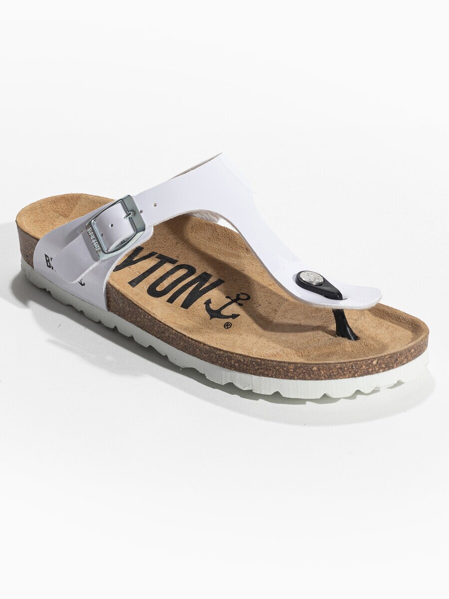 Сандалии с т-образным ремешком Bayton T-Bar Sandals MERCURE, белый — фото 3