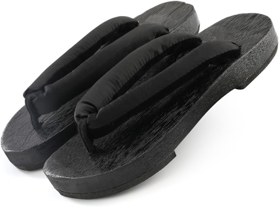 

Мужские и женские тапочки YCZHD Flip Flop, японские традиционные деревянные сандалии-гэта, классические деревянные туфли, стиль для дома и улицы, повседневные, антискользящие, с цветочным рисунком (Размер: EU 41, Цвет: B1), EU 41 B+2