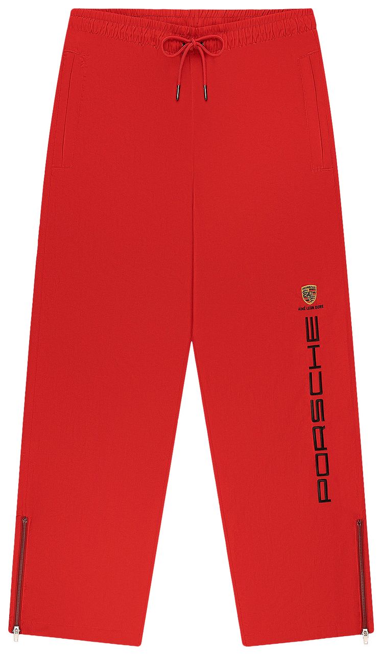 

Спортивные брюки из нейлона Aimé Leon Dore x Porsche «Tango Red»