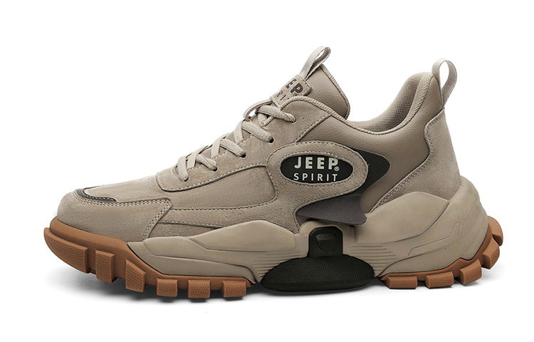 

Высокие уличные ботинки мужские песочные JEEP SPIRIT, песочный [Натуральная кожа и высокий верх]