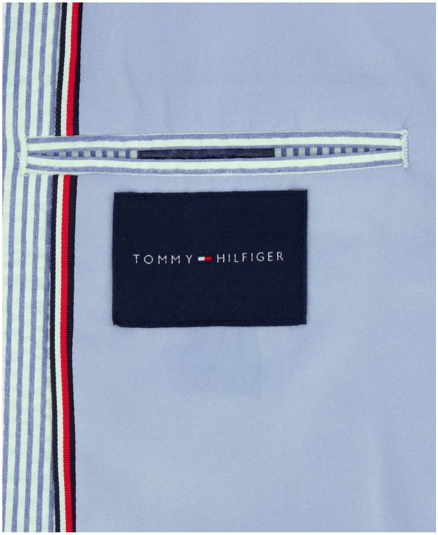 Спортивная куртка из эластичной ткани сирсакер для мальчиков 8-20 лет Tommy Hilfiger, синий — фото 4
