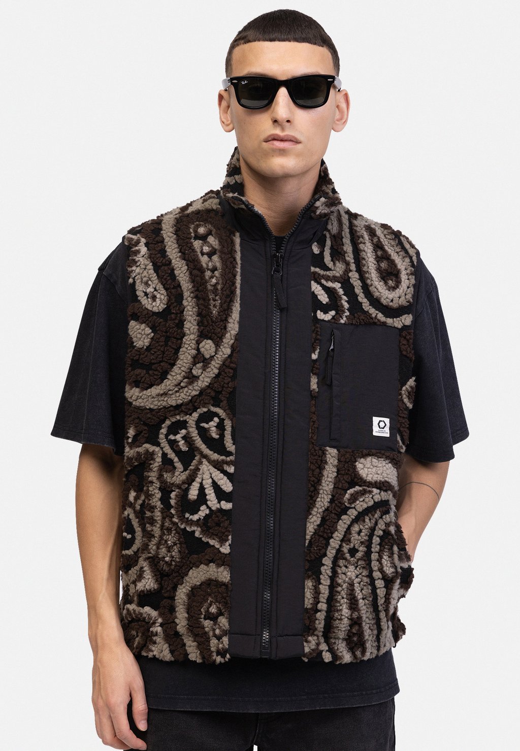 

Жилет WAISTCOAT BOXY FIT Redefined Rebel, темно-коричневый