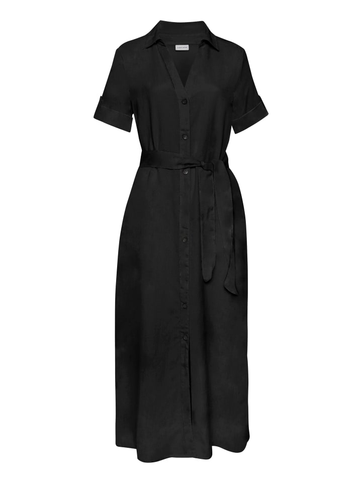 

LASCANA Платье-рубашка черного цвета