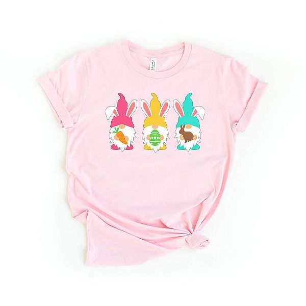 

Футболка с принтом пасхальных гномов Simply Sage Market, Pink, Зеленый, Футболка с принтом пасхальных гномов Simply Sage Market, Pink