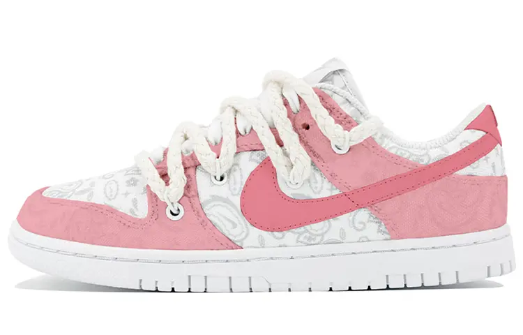 

Кроссовки Nike Dunk Skateboard Shoes Women's Low-Top Cherry Blossom Pink