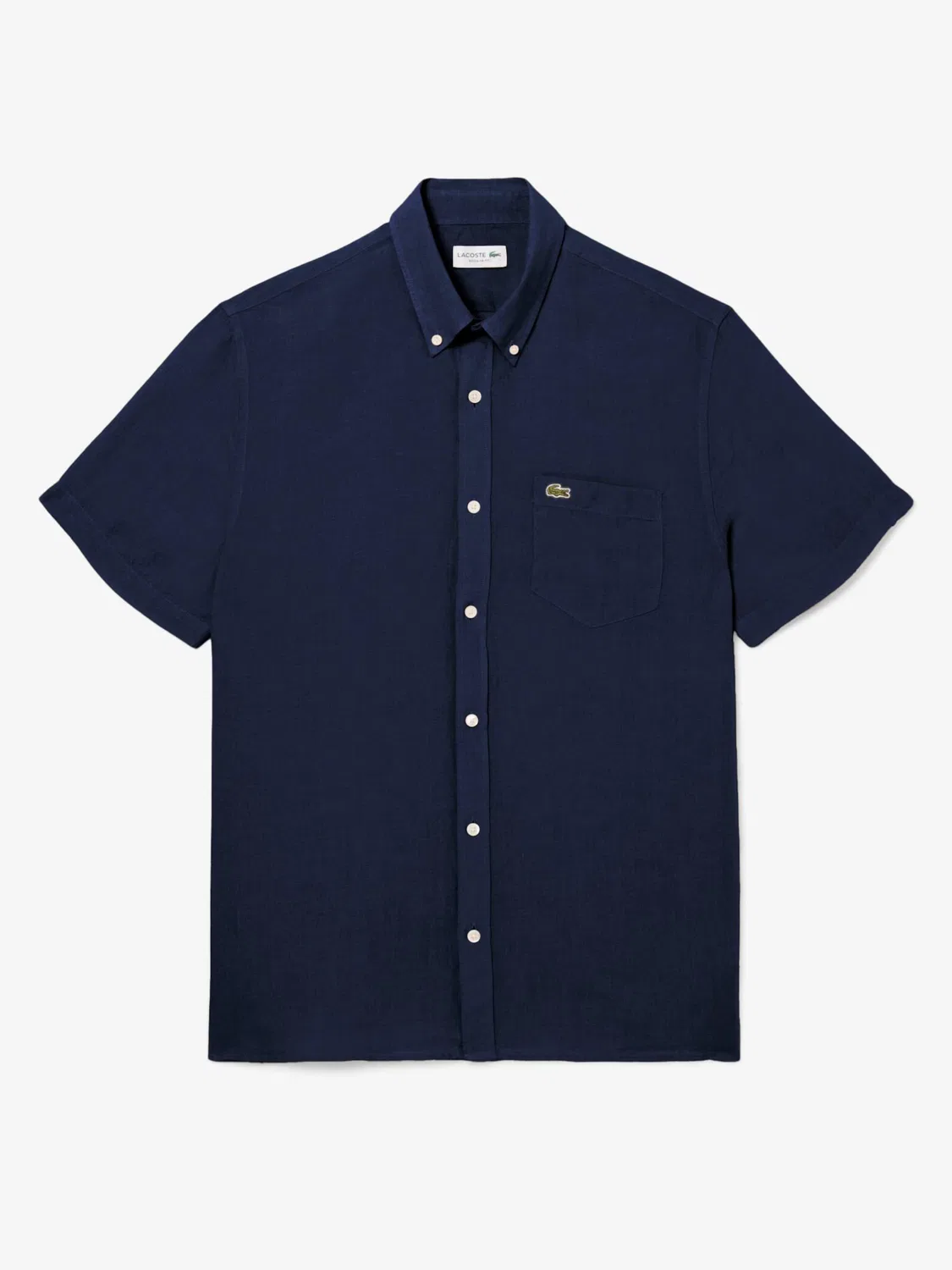 Рубашка на пуговицах стандартного кроя Lacoste, Blue — фото 2