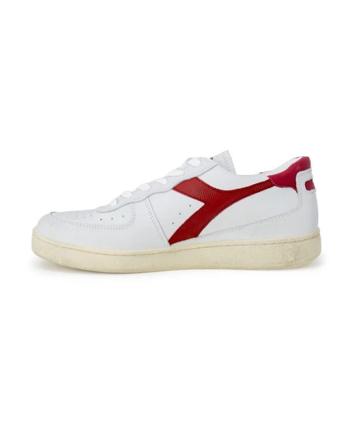 Красные мужские кроссовки, осенне-зимний стиль. Diadora, белый — фото 3