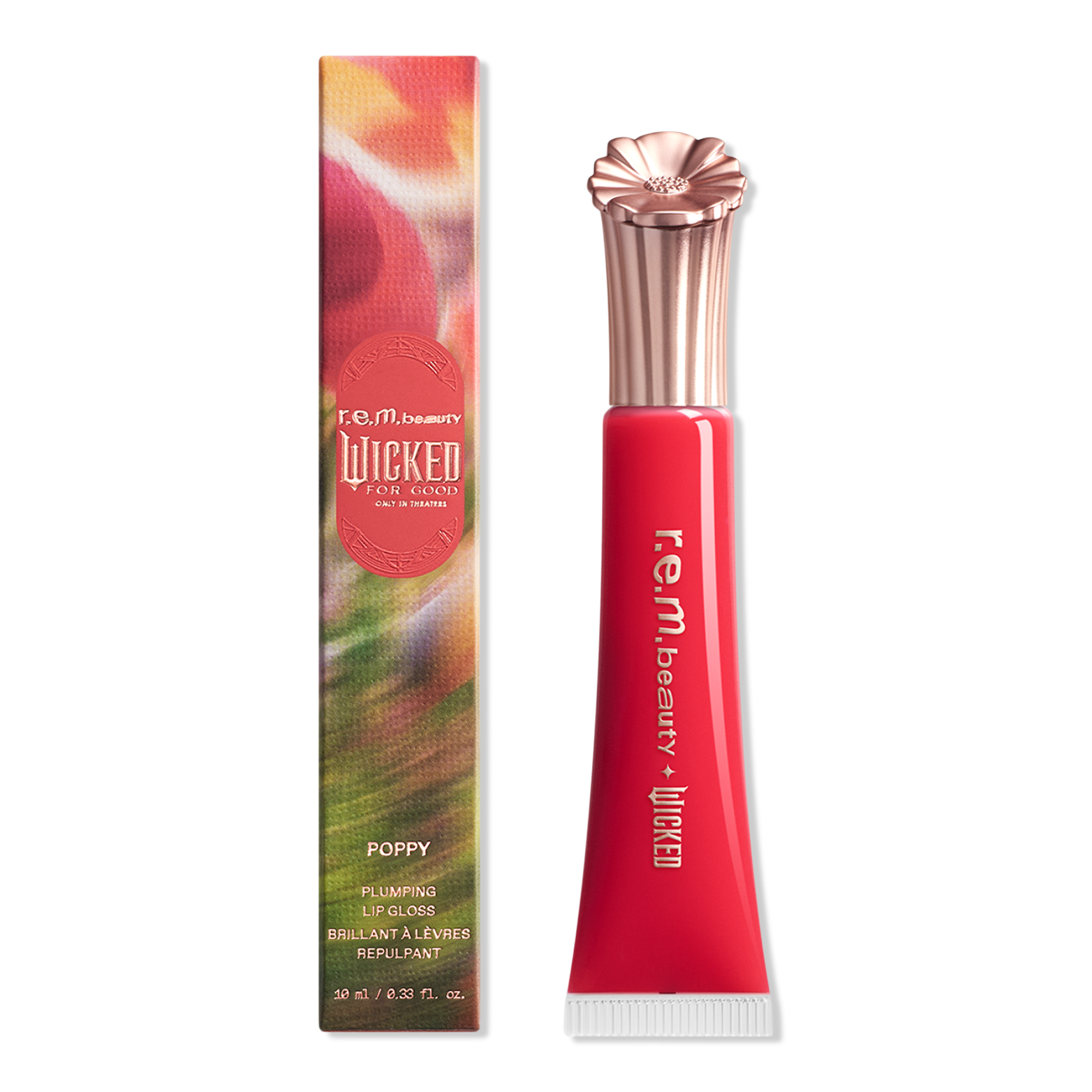 

Блеск для губ Wicked Poppy, увеличивающий объем губ r.e.m. beauty, Poppy Punch (vibrant red)