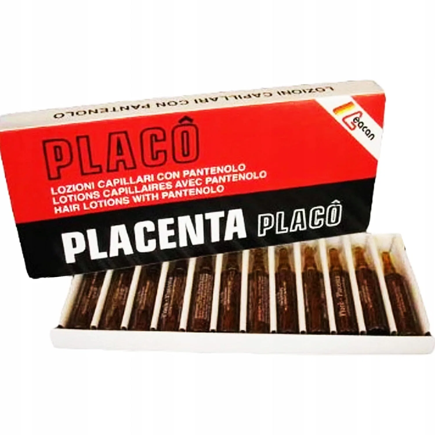 Лосьон против выпадения волос Placenta Placo, 12 ампул по 9.9 г Placenta Placo — фото 4