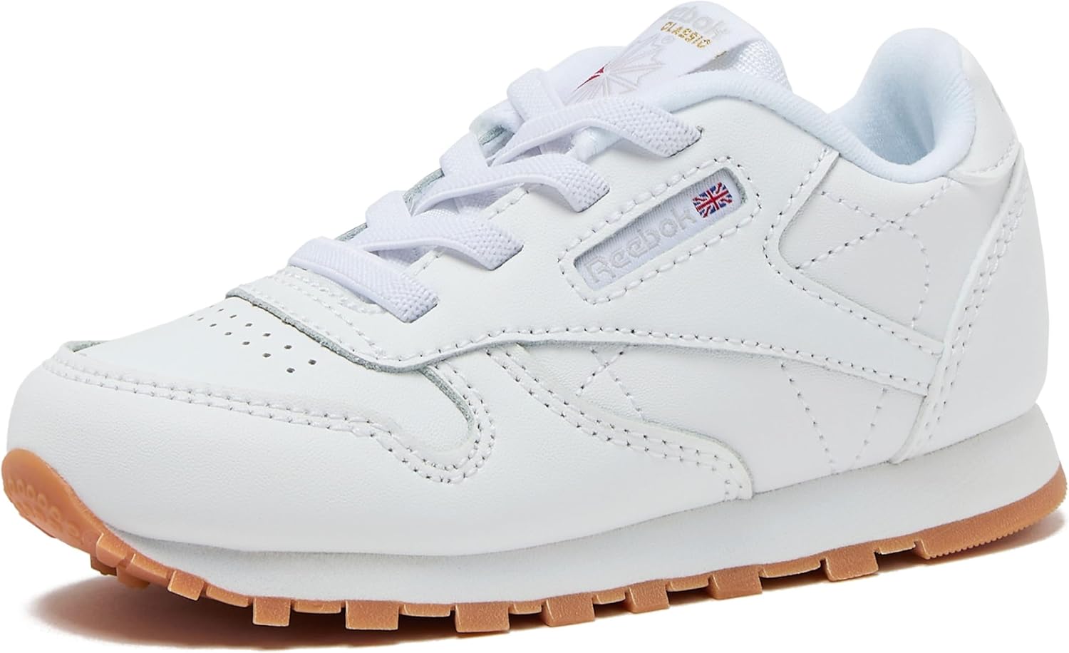 

Кроссовки Reebok Classic Leather для детей и подростков, унисекс, для девочек и мальчиков, малышей, детей младшего или старшего возраста, белый