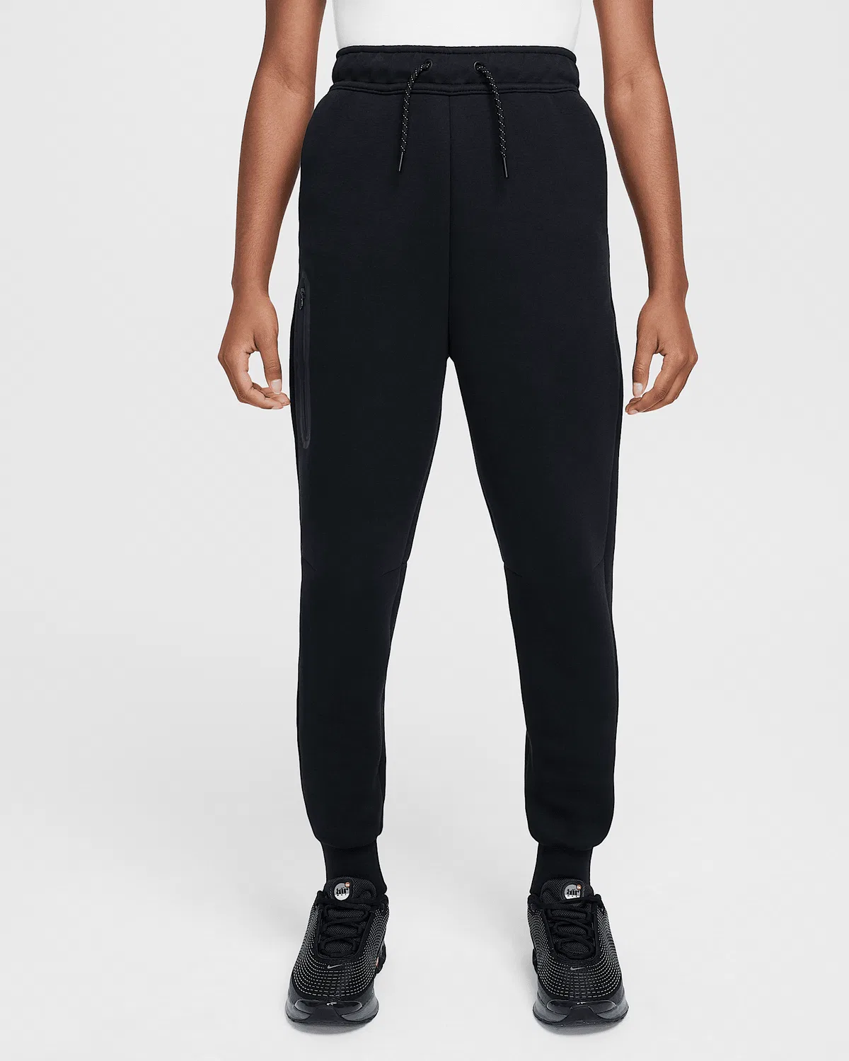 Джоггеры для девочек Nike Sportswear Tech Fleece, Black/Black/Black/Black