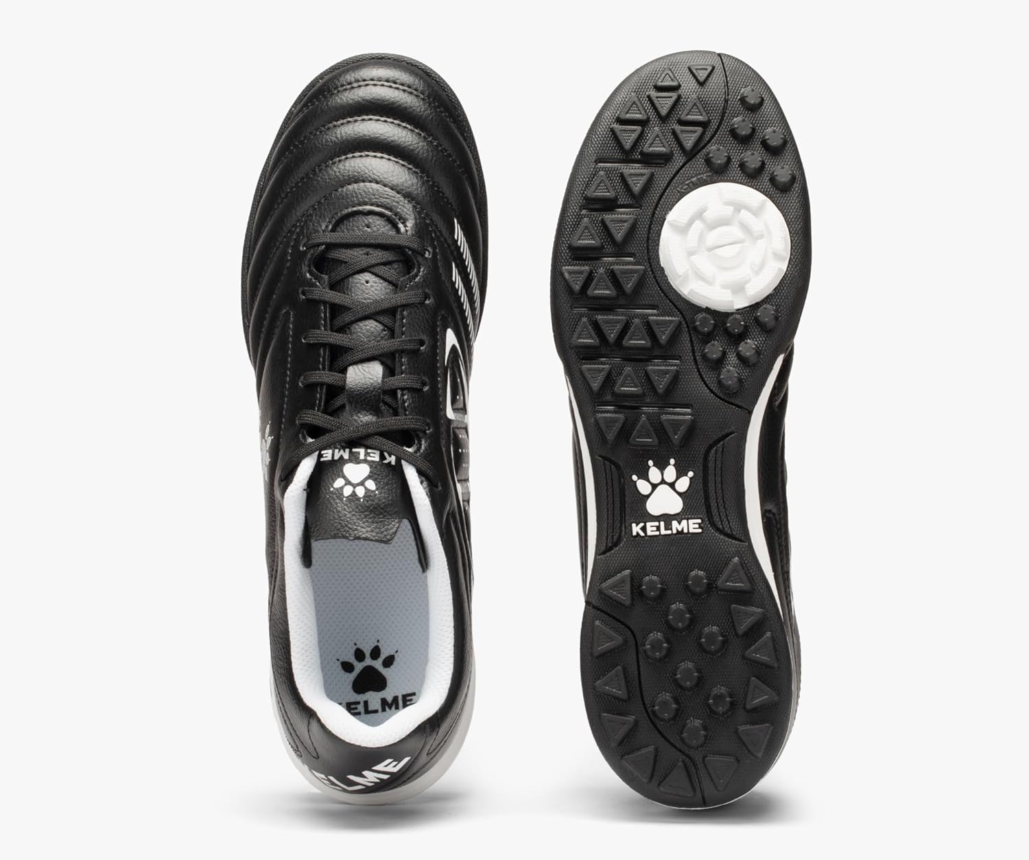 Футбольные обувь KELME Turf, футзальные бутсы для мужчин и женщин, футбол, бейсбол, черный — фото 4