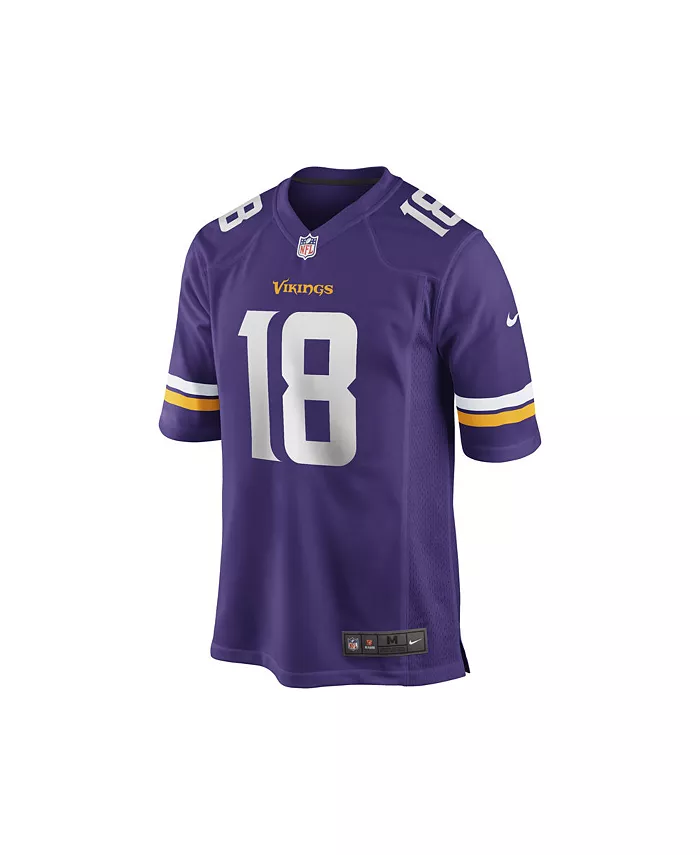 Игровая футболка Minnesota Vikings Джастина Джефферсона для мужчин Nike, фиолетовый — фото 2