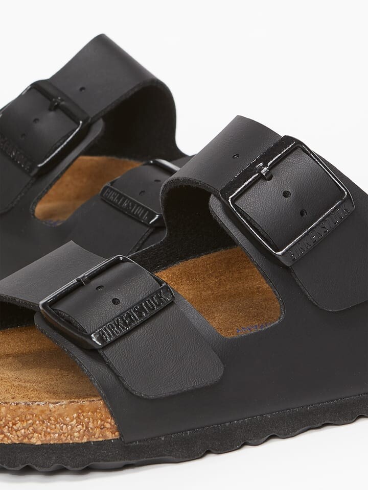 Мюли Birkenstock Pantoletten Arizona, цвет Schwarz - Weite N — фото 3