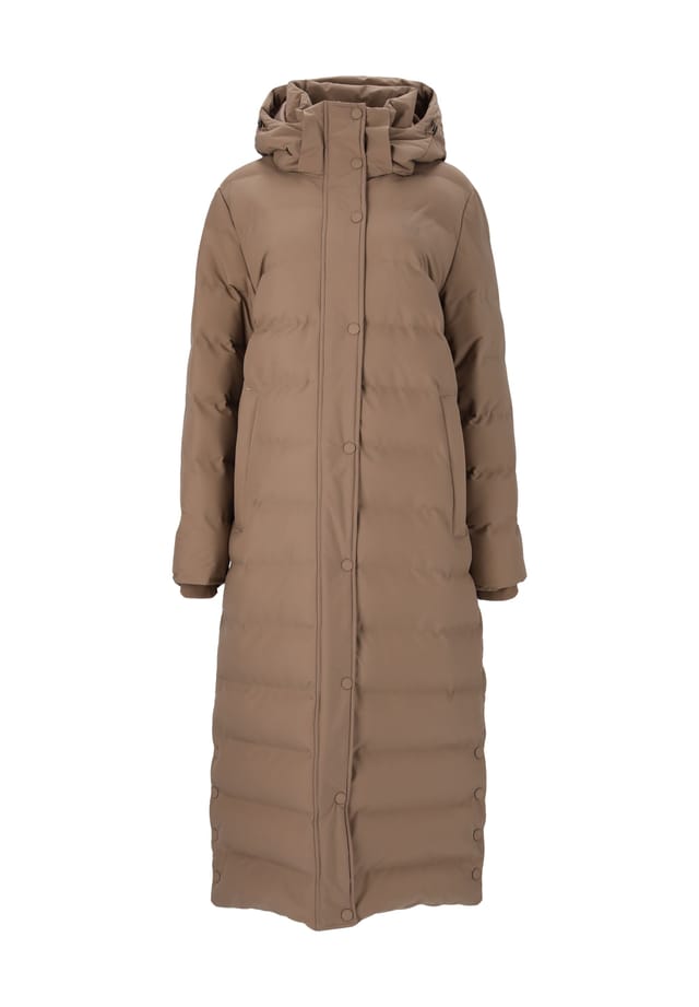 

Пуховик Joana в модном стиле оверсайз Whistler, цвет 1137 pine bark