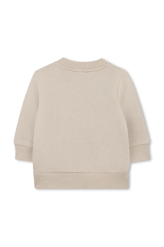 Детский спортивный костюм из хлопка Kenzo Kids, бежевый — фото 4