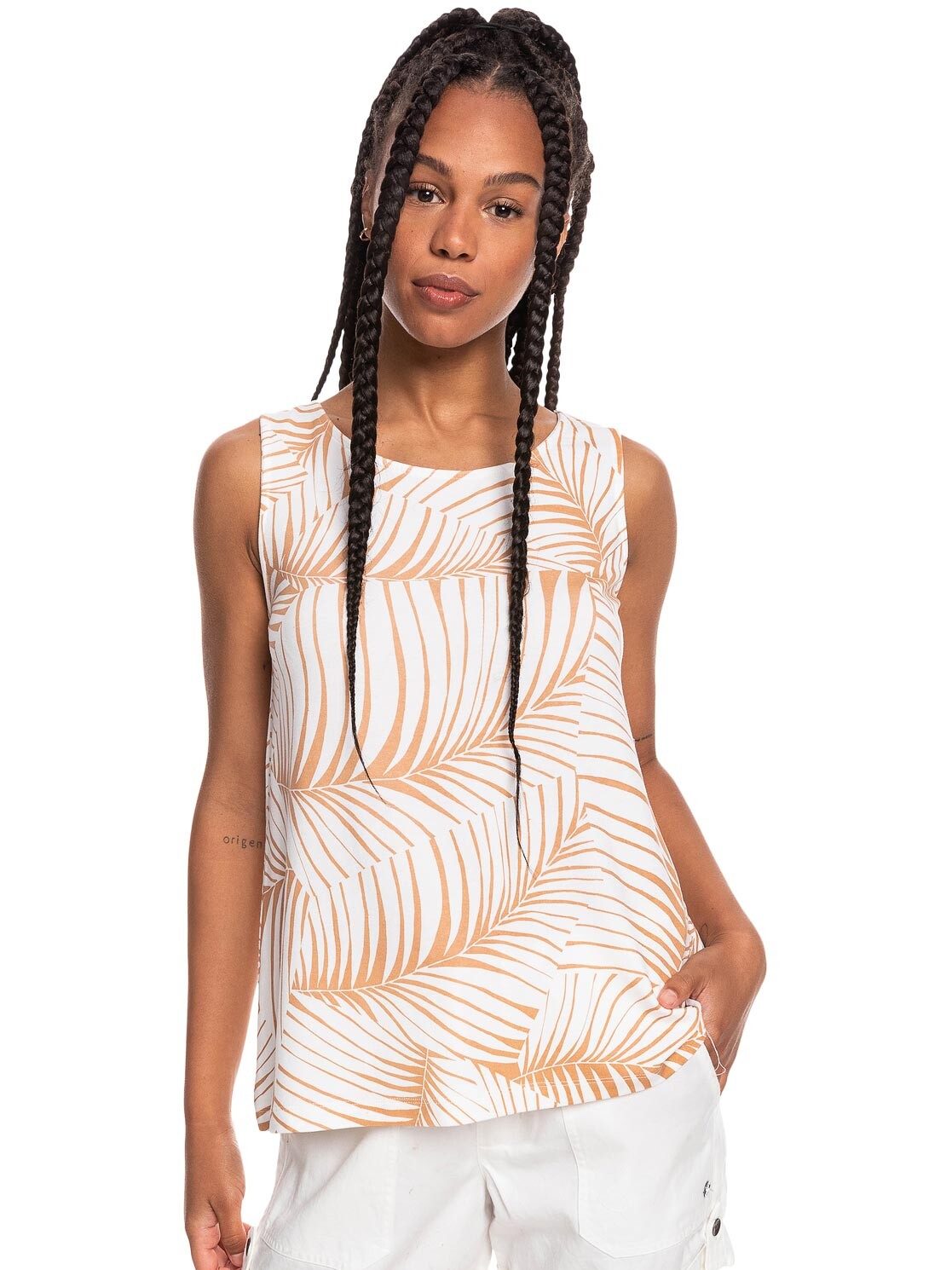 

Майка Roxy FINE WITH YOU PRINTED, разноцветный